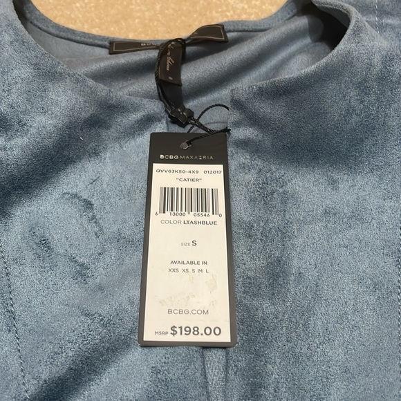 🎉Host Pick!🎉 NWT BCBGMaxazria faux suede Catier dress - Picture 10 of 10